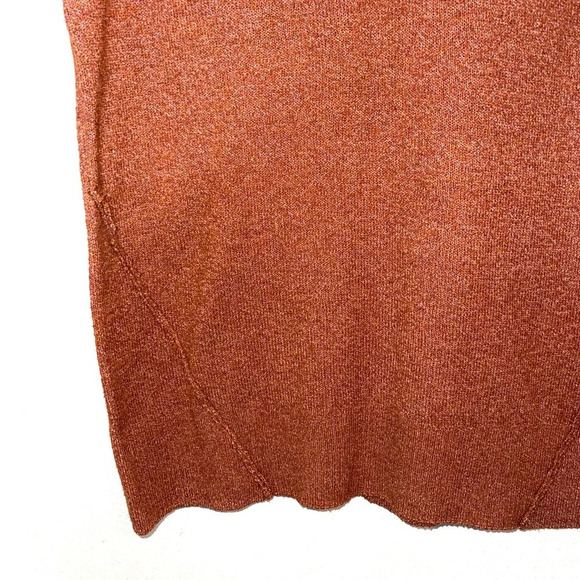 Maurices Burnt Orange Open Back Oversized Knit Tunic Sweater Xsmall Women’s - Picture 5 of 12